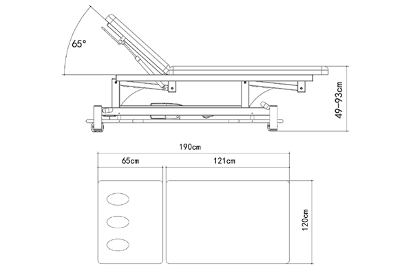 Camilla Bobath PRIM 2C Eléctrica 120cm - Imagen 2
