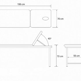 Medidas Camilla Metálica Prim
